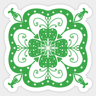 Green Clover Sticker